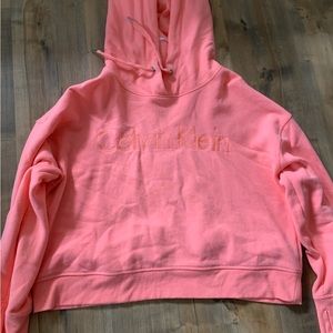 Calvin Klein performance cropped hoodie.